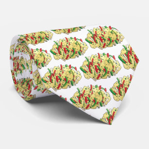 Cravate Ackee and Saltfish Cod Jamaïcain Caraïbes