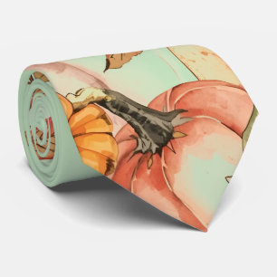 Cravate Action de grâce, Motif de récolte de citrouilles m