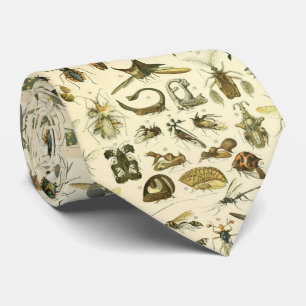 Cravate Adolphe Millot original - insectes 