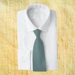 Cravate Aegean Turquoise couleur solide<br><div class="desc">Aegean Turquoise couleur solide</div>