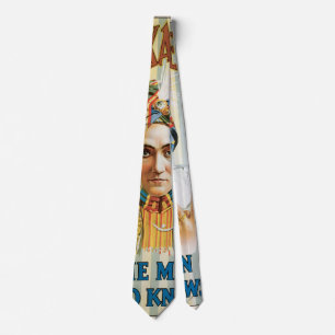 Cravate Affiche Magique Vintage, Alexander, l'Homme Qui Sa