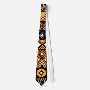 Cravate africaine de motif d'impression tribal