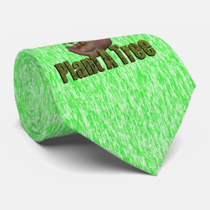 Cravate Aidez Mère Nature, Plante Un Arbre,