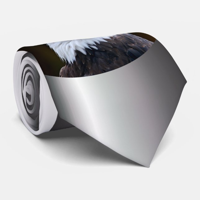 Cravate Aigle à tête blanche américaine (Roulé)