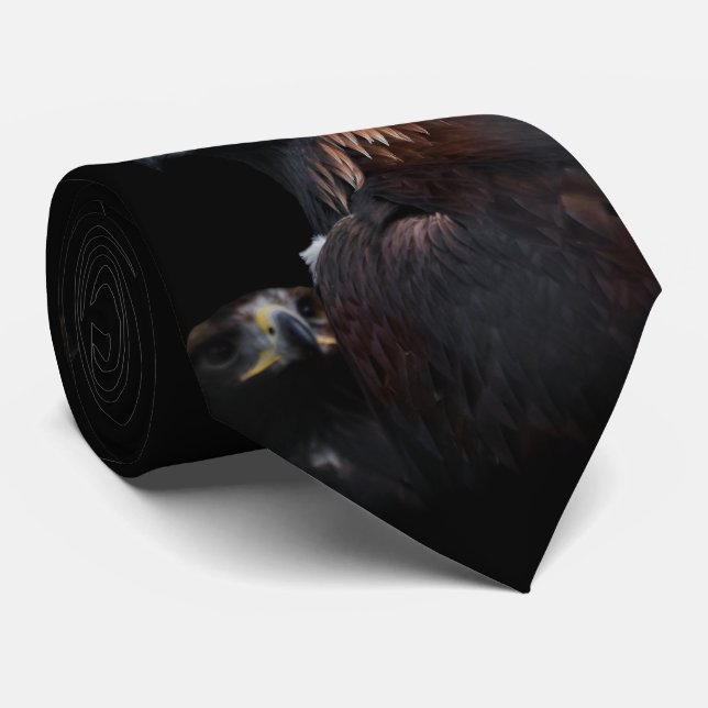 Cravate Aigles royaux : Beautés à travers les barreaux (Roulé)