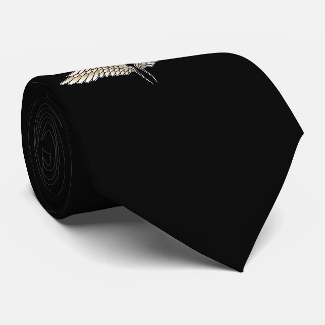 Cravate Ailes beiges (Roulé)