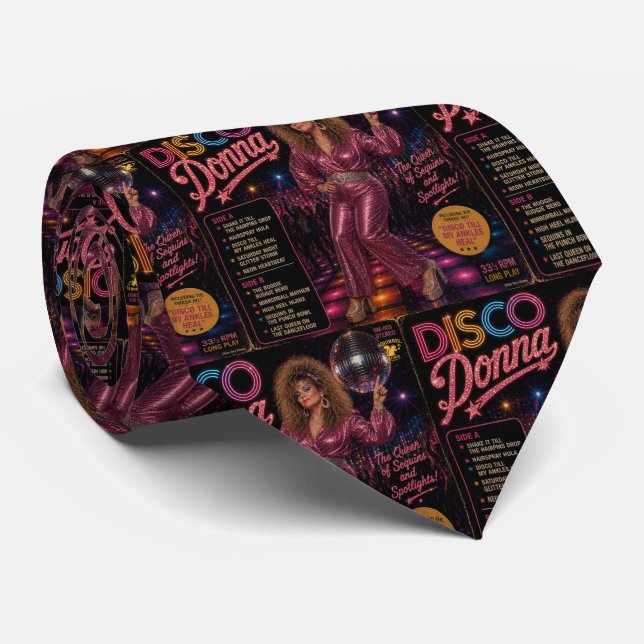 Cravate Album Disco Donna (Roulé)