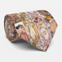 Alfons Mucha, "Les Quatre Fleurs"