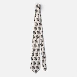 Cravate Alice au pays des merveilles vintage Lapin Blanc e