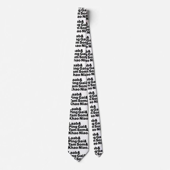 Cravate Alimentation de la rue laotienne (Devant)