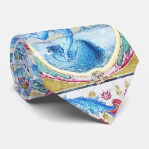 CRAVATE ALLÉGATION DU MONOGRAMME FLORAL ANTIQUE VENT