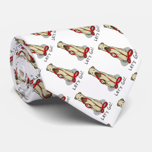 Cravate Allons-y ! Marche à pied à Terrier Chien (1b2)