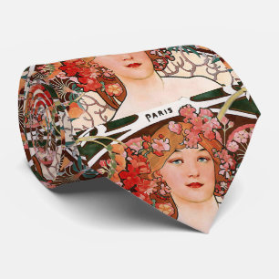 Cravate Alphons Mucha, "Reverie"