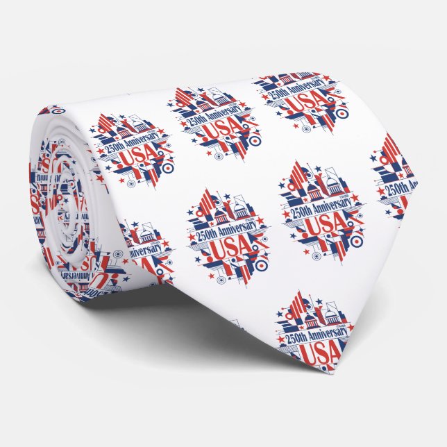 Cravate America’s 250th anniversary (Roulé)