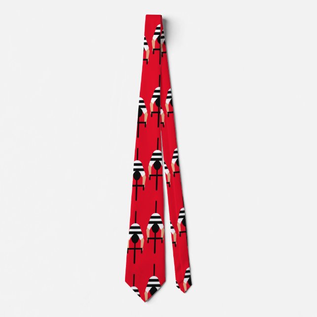Cravate Amérique cycliste (Devant)