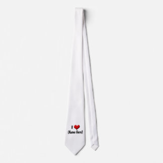 Cravate Amour personnalisé d'I… Saint-Valentin nommée