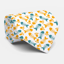 Amusants, Cute Cat Paw et Motif d'os de poisson