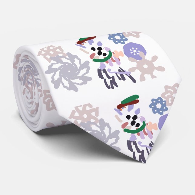 Cravate Amusement d'hiver Yeti (Roulé)
