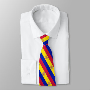 Cravate Andorre Cravates, mode Andorre Drapeau