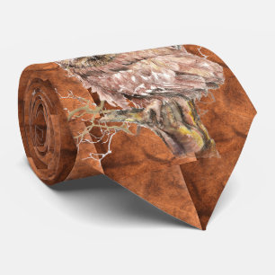 Cravate Animal mignon de motif d'oiseau de hibou