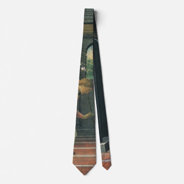 Cravate Annonciation (détail ange) par Sandro Botticelli (Devant)