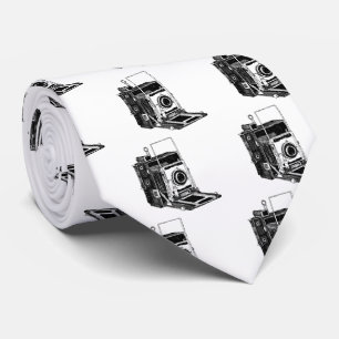 Cravate Appareil-photo vintage