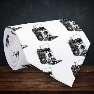 Cravate Appareil-photo vintage