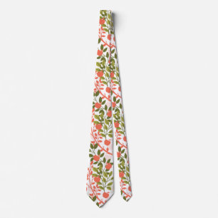 Cravate Apple Orchard Floral Garden Motif