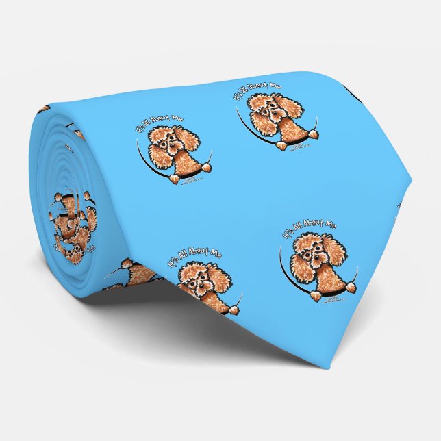 Cravate Apricot Jouet Miniature Poodle IAAM (Roulé)