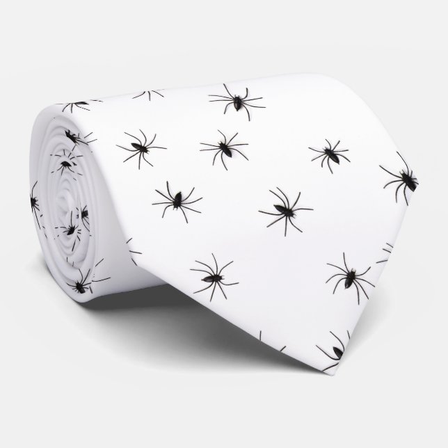 Cravate Arachnophobie (araignées) (insectes crus Déplaisan (Roulé)