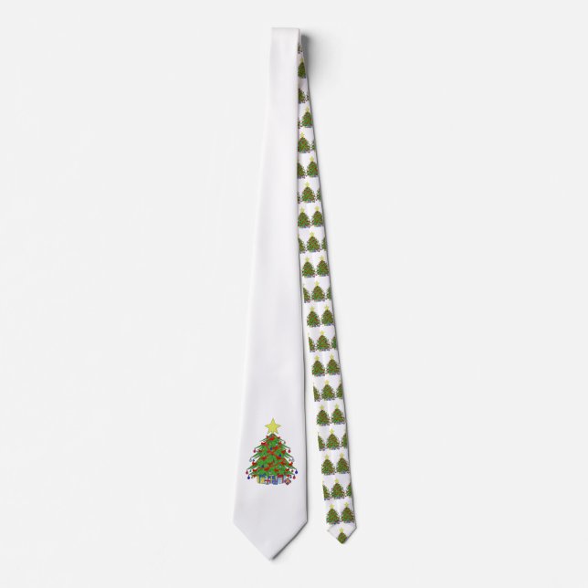 Cravate Arbre de Noël (Devant)