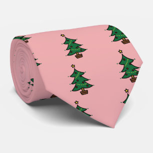Cravate Arbre de Noël
