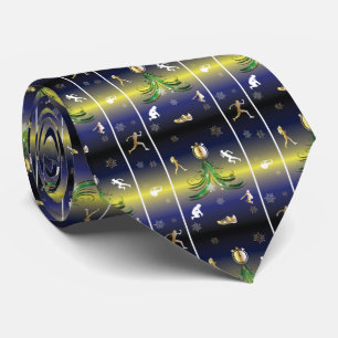 Cravate Arbre de Noël du coureur - Filles en course