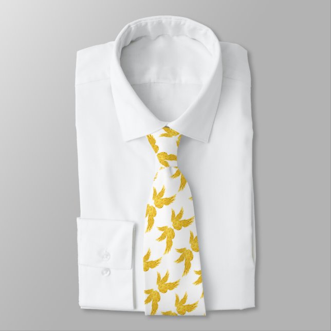 Cravate Archange d'or (Attaché)