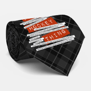 Cravate Argot d'hockey