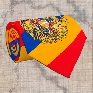 Cravate Armenian Flag & Armenia travel, business /sports