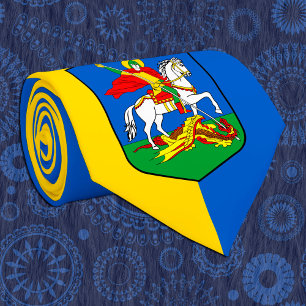 Cravate Armoiries de l'Ukraine et de Kiev, Herbe de Cheval