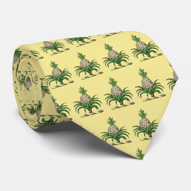 Cravate Armoiries prépa Crête de l'ananas héraldique (Roulé)