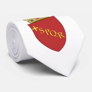 Cravate Armoiries romaines (SPQR) (Rome, Italie)