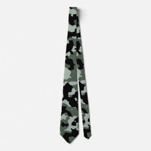 Cravate Army Camo Green Camouflage