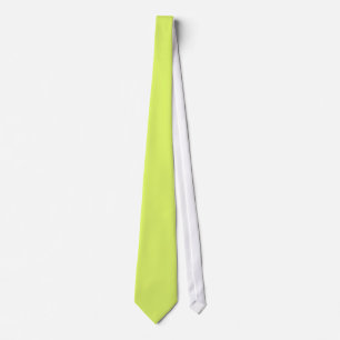 Cravate Arrière - plan de couleur Neon Lemon Lime Green S