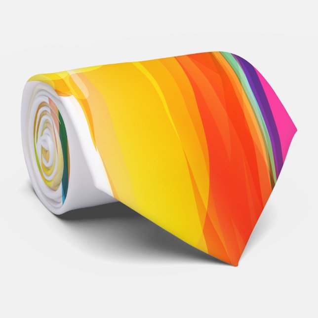 Cravate Art 7A Abstrait (Roulé)