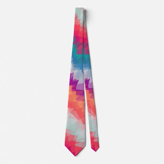 Cravate Art Abstrait mosaïque #99 (Devant)