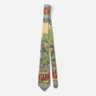 Cravate Art d'étiquette de produit vintage, Wells May Appl
