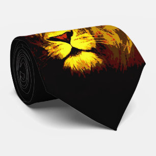 Cravate Art moderne et élégant Lion Pop Art