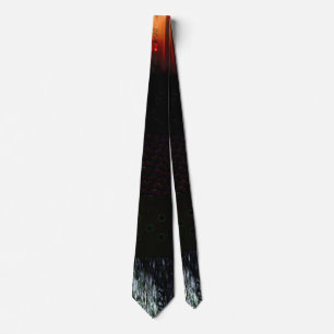 Cravate Art numérique de distorsion abstraite de coup d'œi