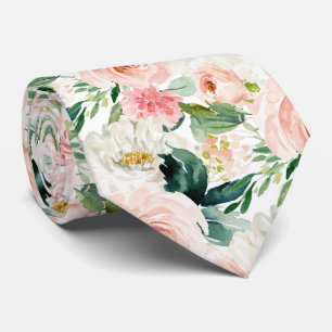 Cravate ArtsApp H2 Blush rose Roses Mariage