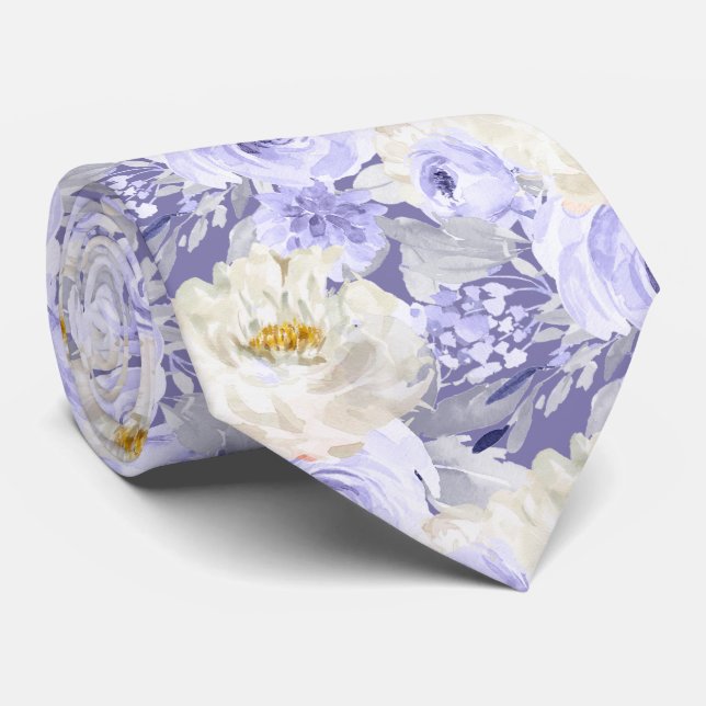 Cravate ArtsApp H2 Dusty Purple Rose Mariage (Roulé)