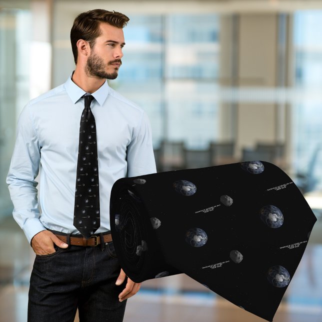 Cravate Astéroïde 2012 DA14 Passer la Terre 15 févr. 2013 (Asteroid 2012 DA14 Passing the Earth Feb. 15, 2013 Tie)