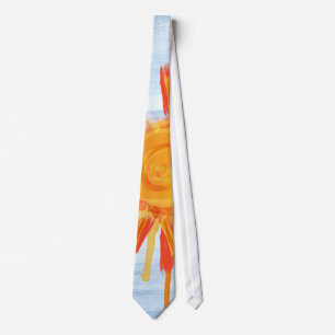Cravate Attache, Peinture de soleil